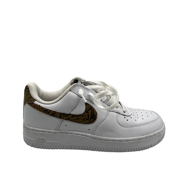 Nike Air Force One Low Retro Ivory Snake size 7M - Picture 1 of 10